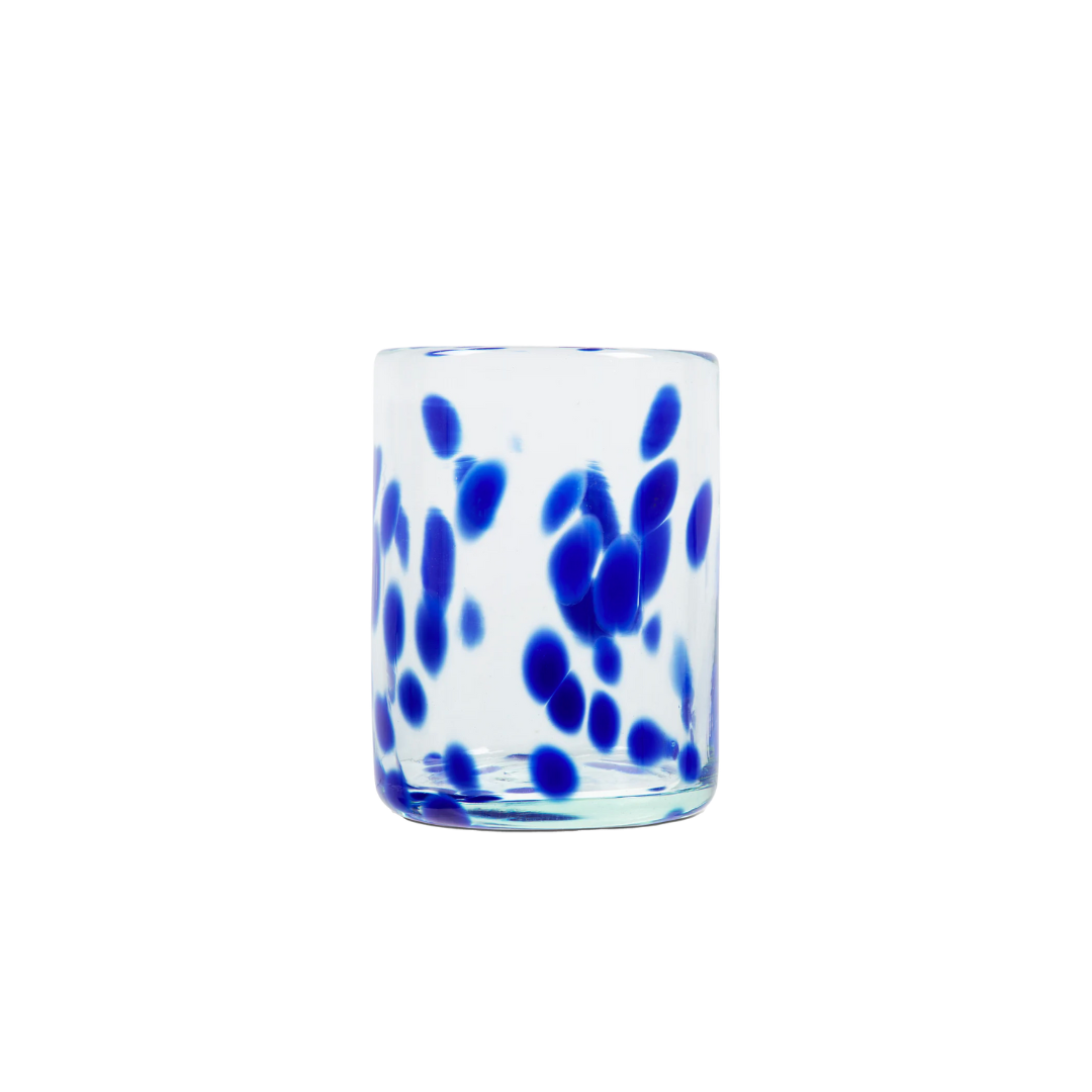 Blue Azul Drinking Glass Tumbler