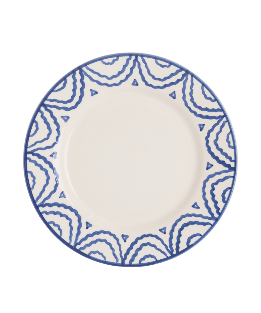 Late Afternoon Blue Tabla Dinner Plate