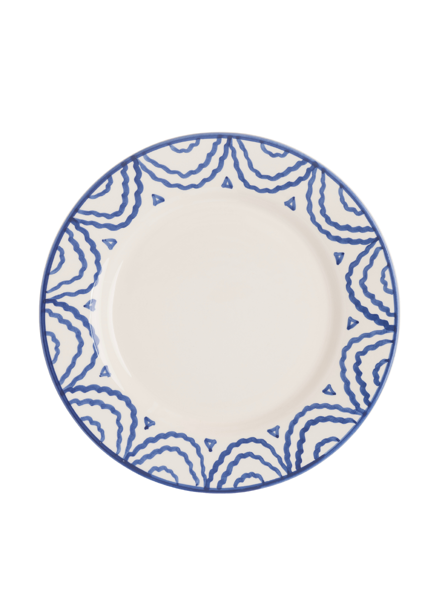 Late Afternoon Blue Tabla Dinner Plate