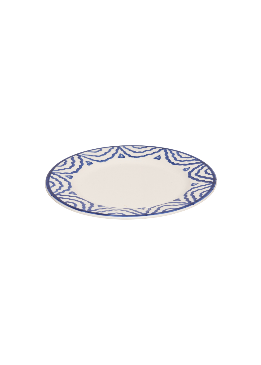 Late Afternoon Blue Tabla Side Plate