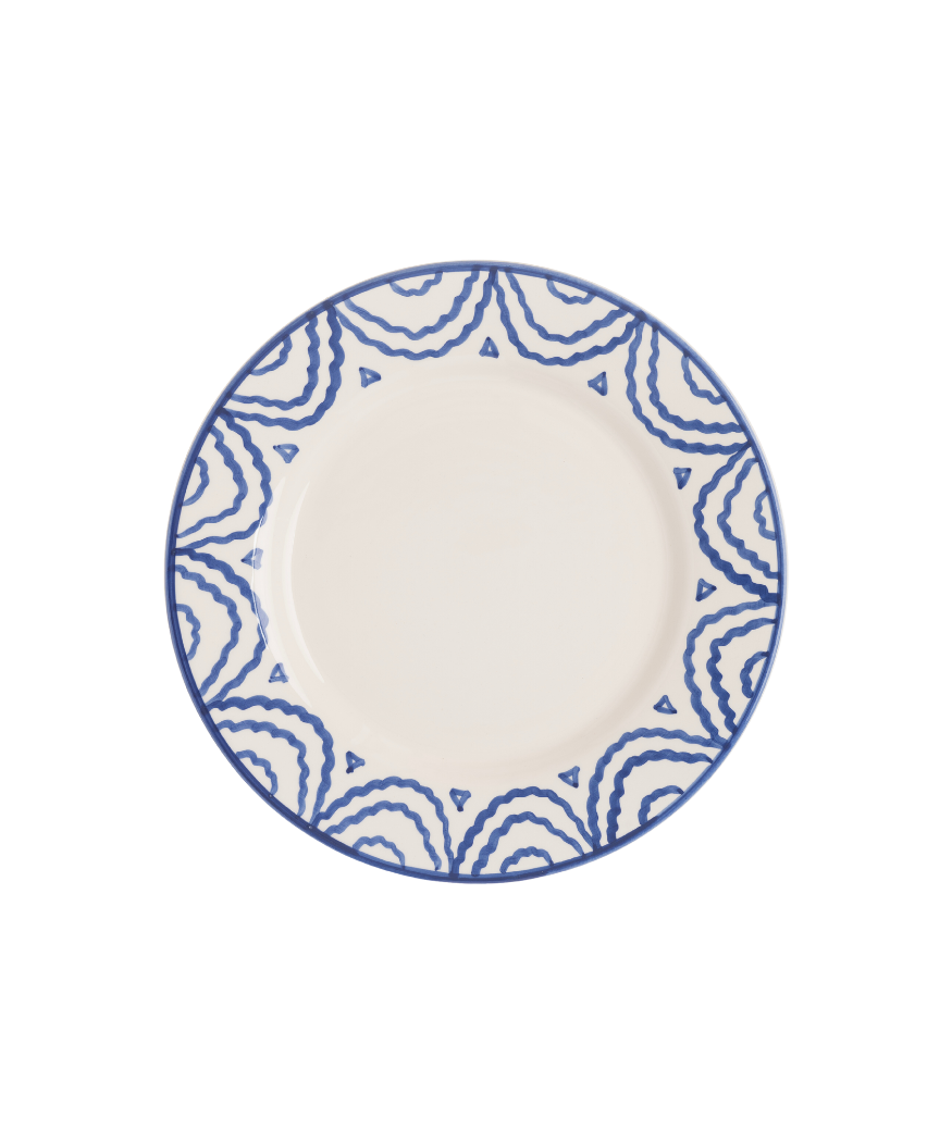 Late Afternoon Blue Tabla Side Plate