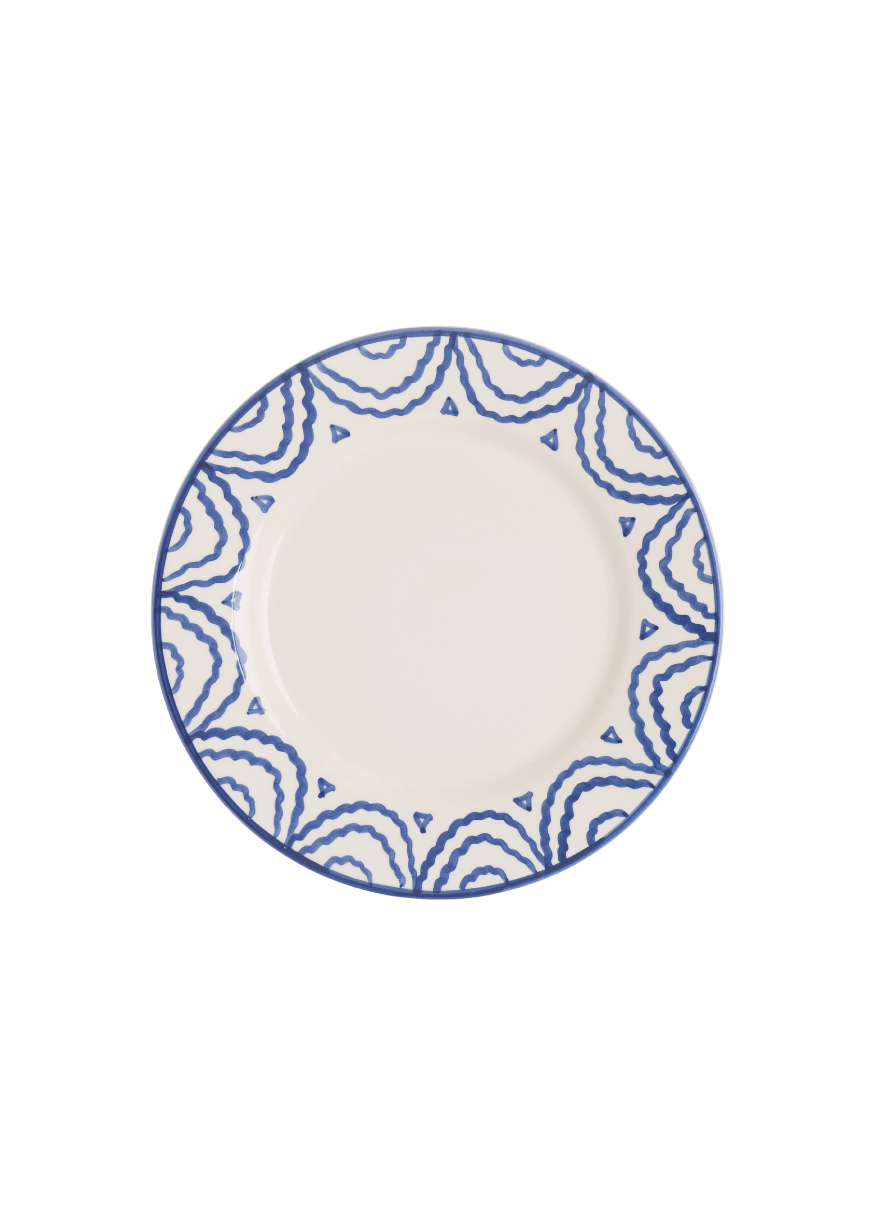 Late Afternoon Blue Tabla Side Plate