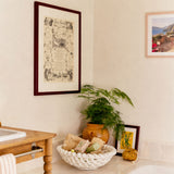 Burgundy Wood Picture Frame