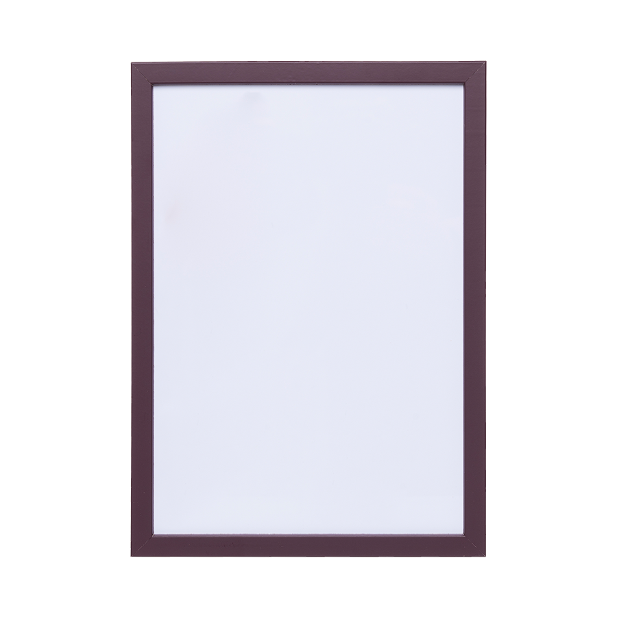 Burgundy Wood Picture Frame