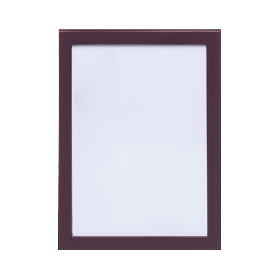 Burgundy Wood Picture Frame