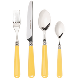16-Piece Butter Yellow Cutlery Set