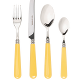 16-Piece Butter Yellow Cutlery Set