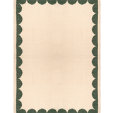 Cavea Flatweave Rug in Forest Green by Late Afternoon