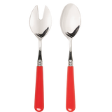 Classic Red Salad Server Set