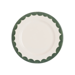 Late Afternoon Green Scallop Side Plate