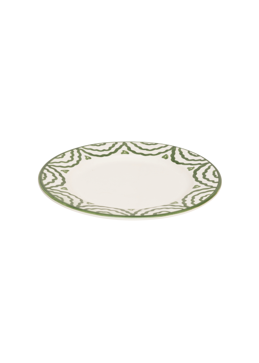 Late Afternoon Green Tabla Side Plate