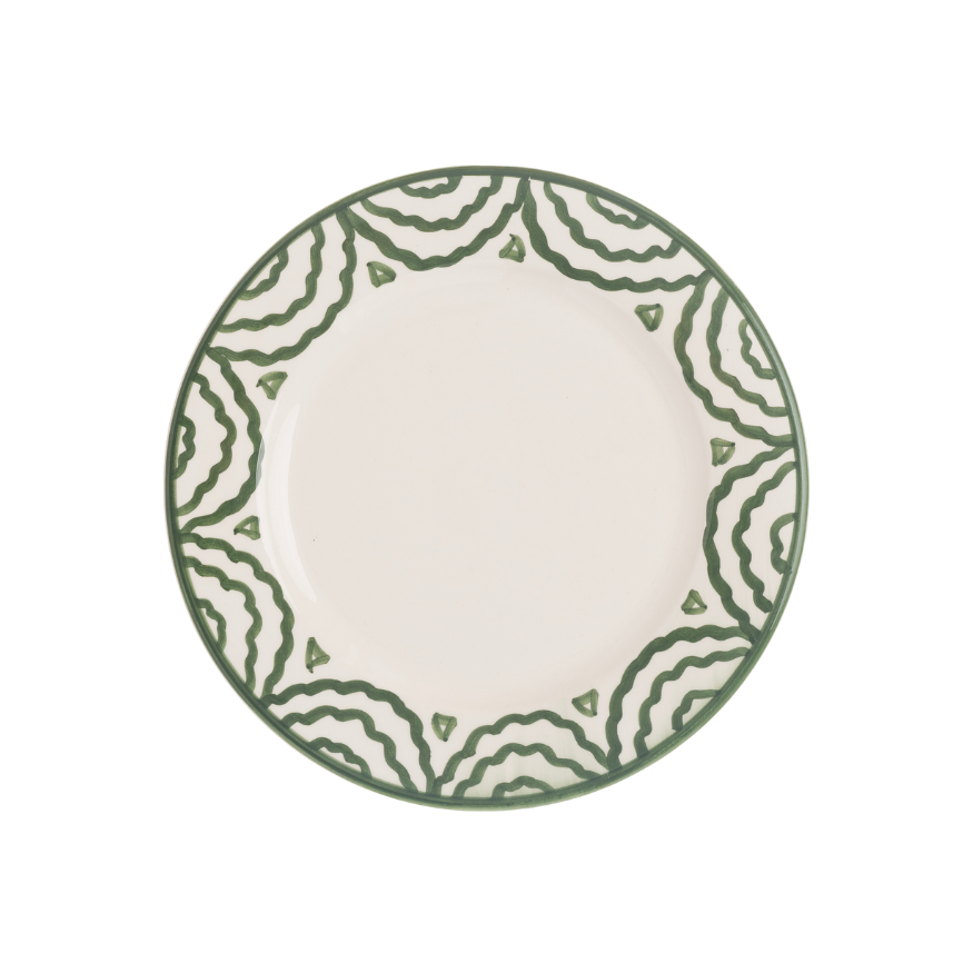 Late Afternoon Green Tabla Side Plate