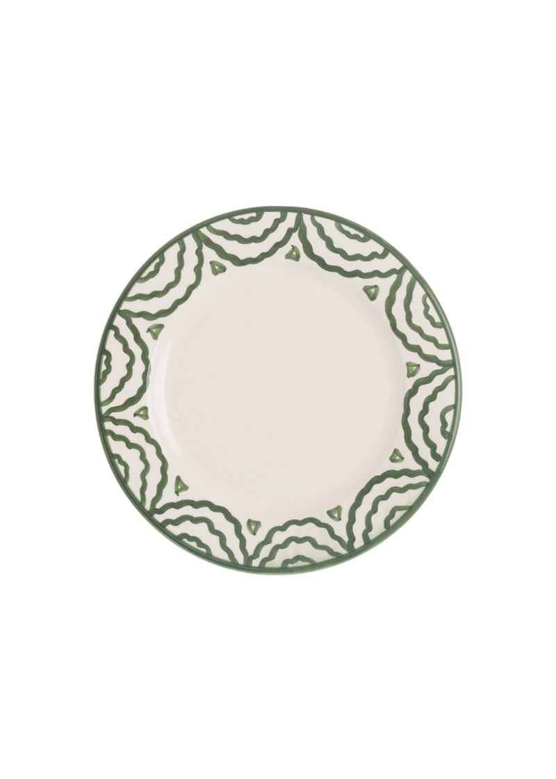 Late Afternoon Green Tabla Side Plate