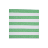 Lush Green Stripe Napkins (Set of 2)