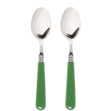 Late Afternoon Green Set of 2 Dessert Spoons