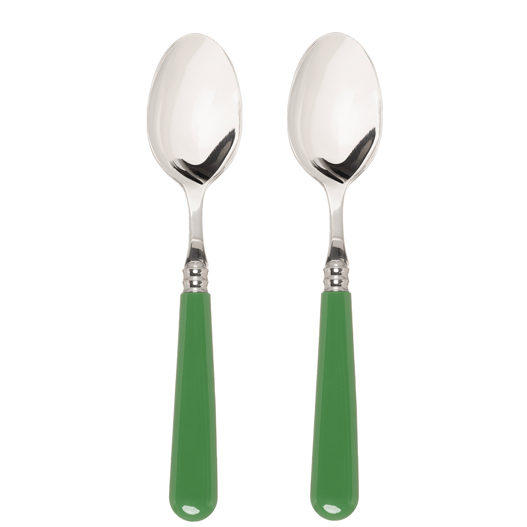 Late Afternoon Green Set of 2 Dessert Spoons