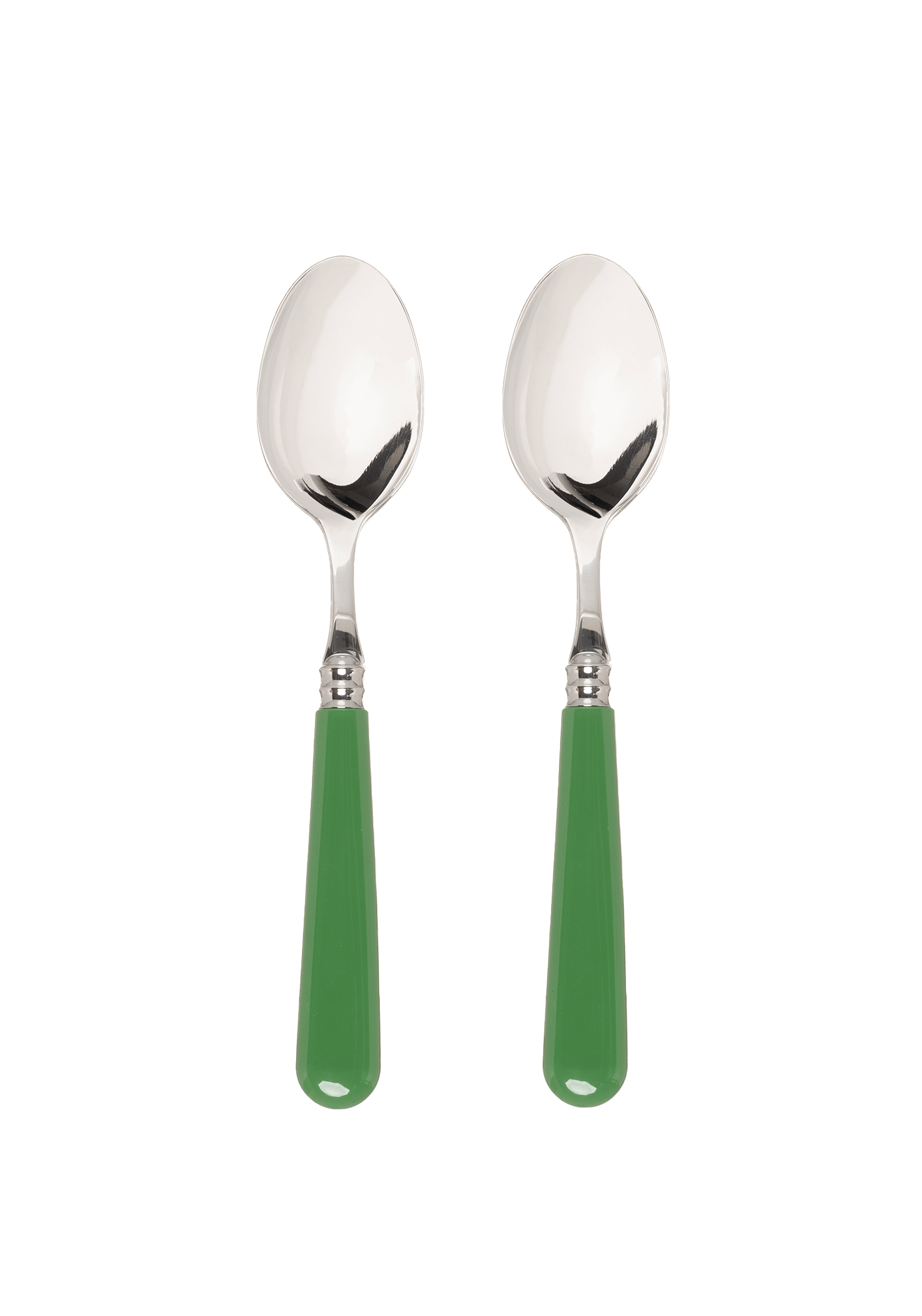 Late Afternoon Green Set of 2 Dessert Spoons