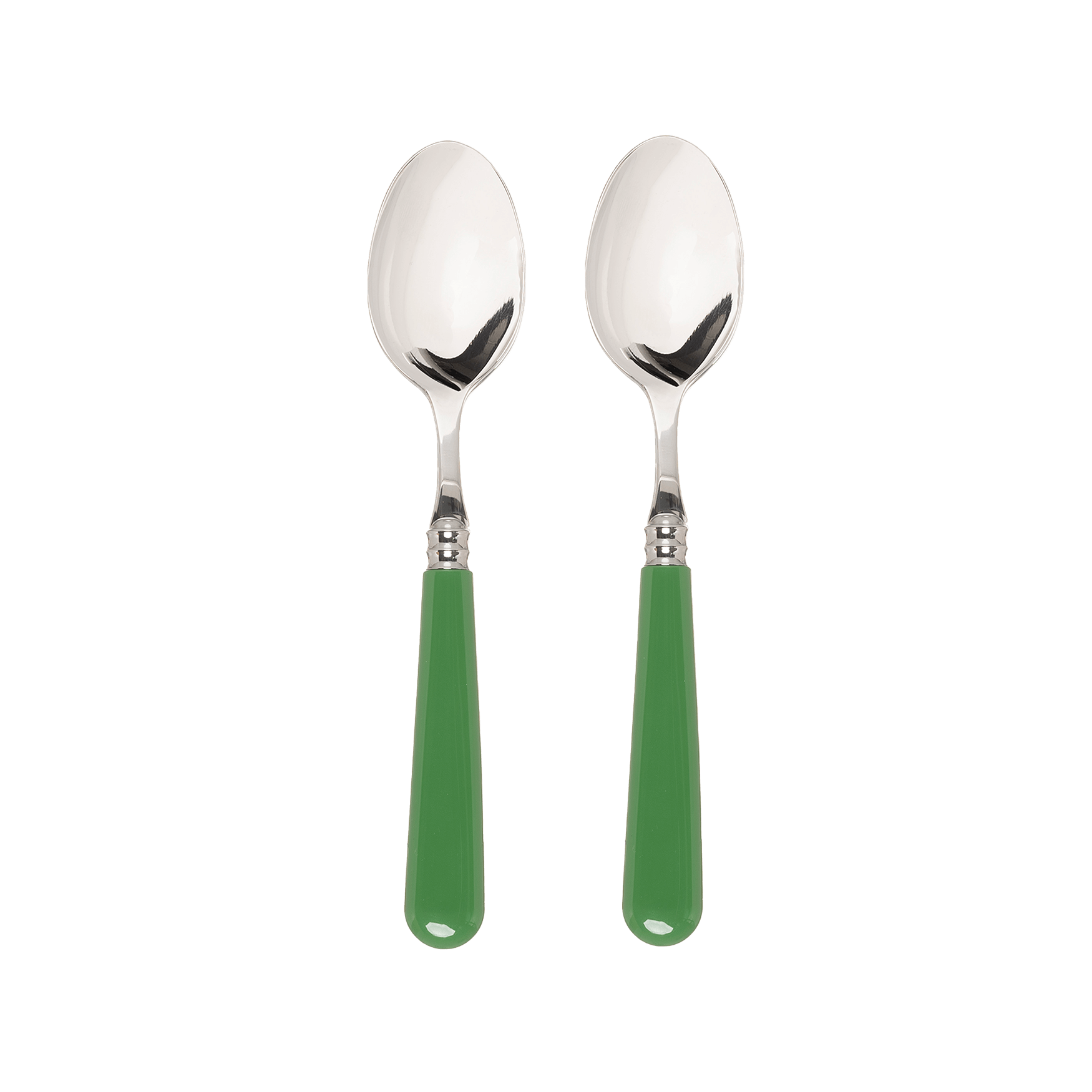 Late Afternoon Green Set of 2 Teaspoons