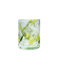 Late Afternoon Green Jardin Glass Tumbler