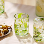 Jardin Green Tumbler on Table