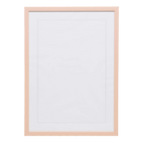 Plaster Pink Wood Picture Frame