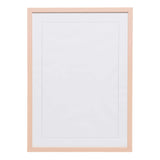 Plaster Pink Wood Picture Frame
