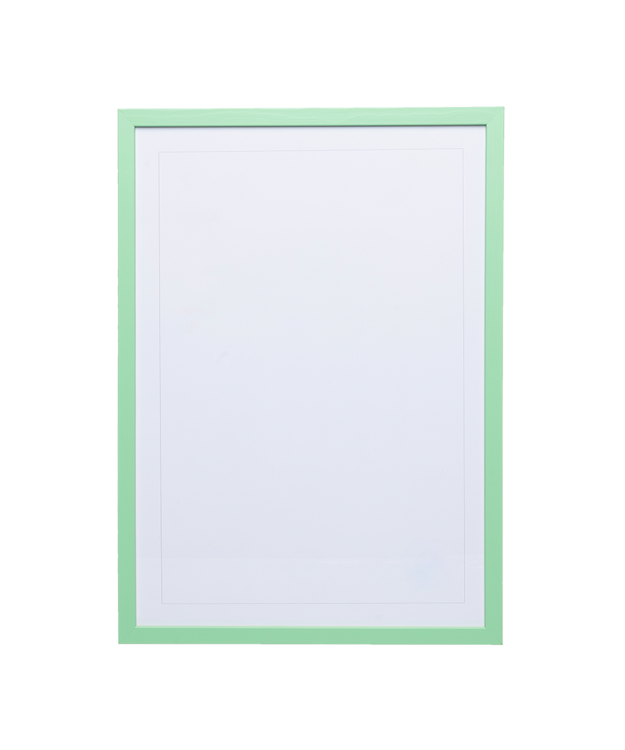 Arsenic Green Wood Picture Frame