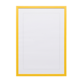 Naples Yellow Wood Picture Frame