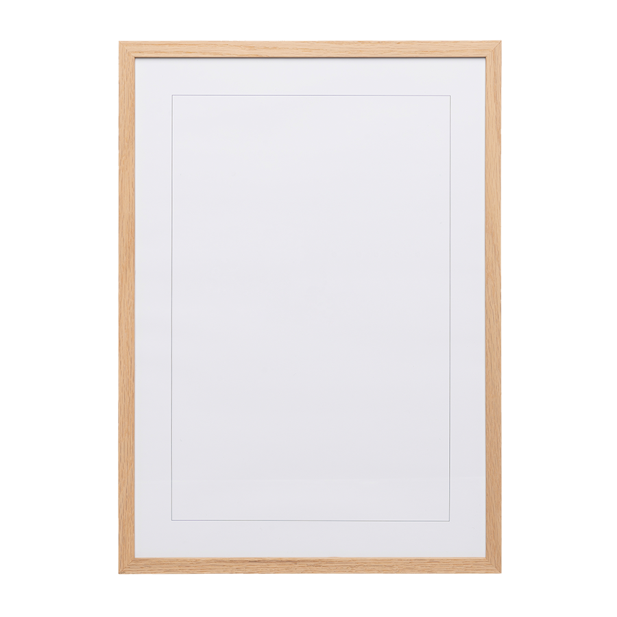 Classic Oak Wood Picture Frame