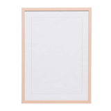 Plaster Pink Wood Picture Frame