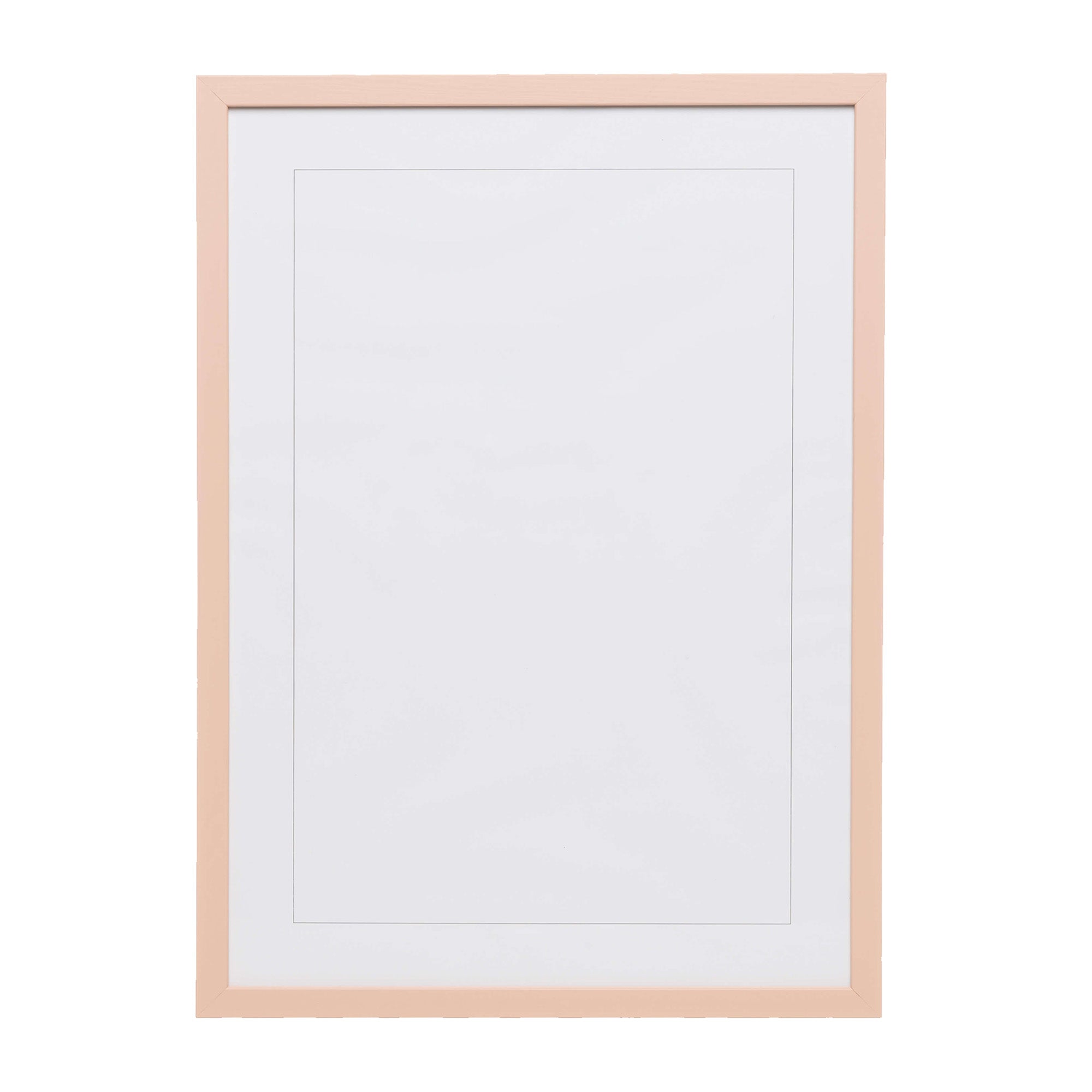 Plaster Pink Wood Picture Frame