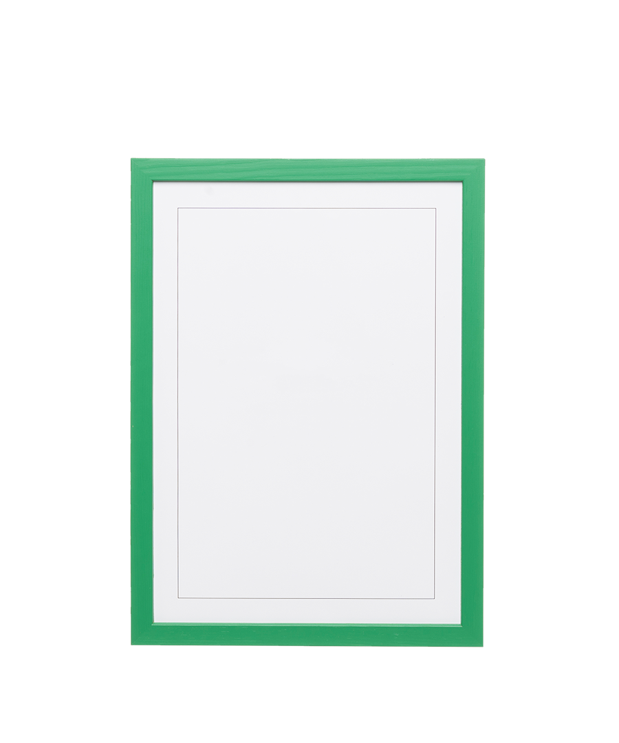 Emerald Green Wood Picture Frame