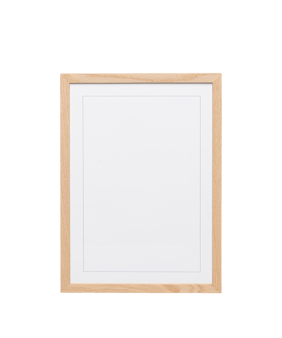 Classic Oak Wood Picture Frame