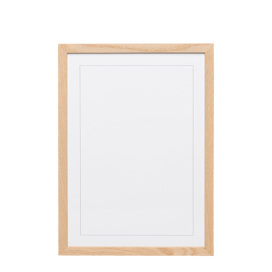 Classic Oak Wood Picture Frame
