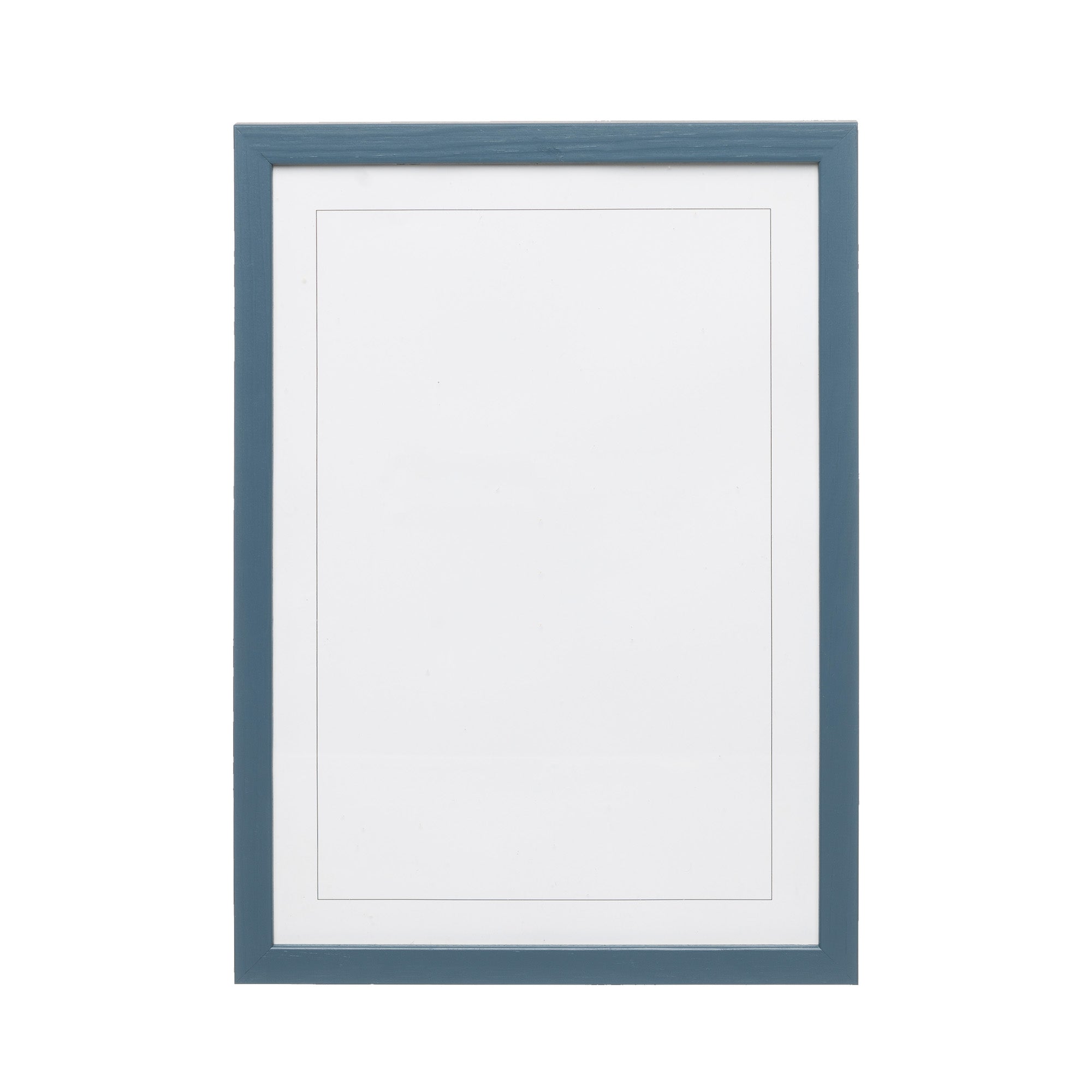 Petrol Blue Wood Picture Frame