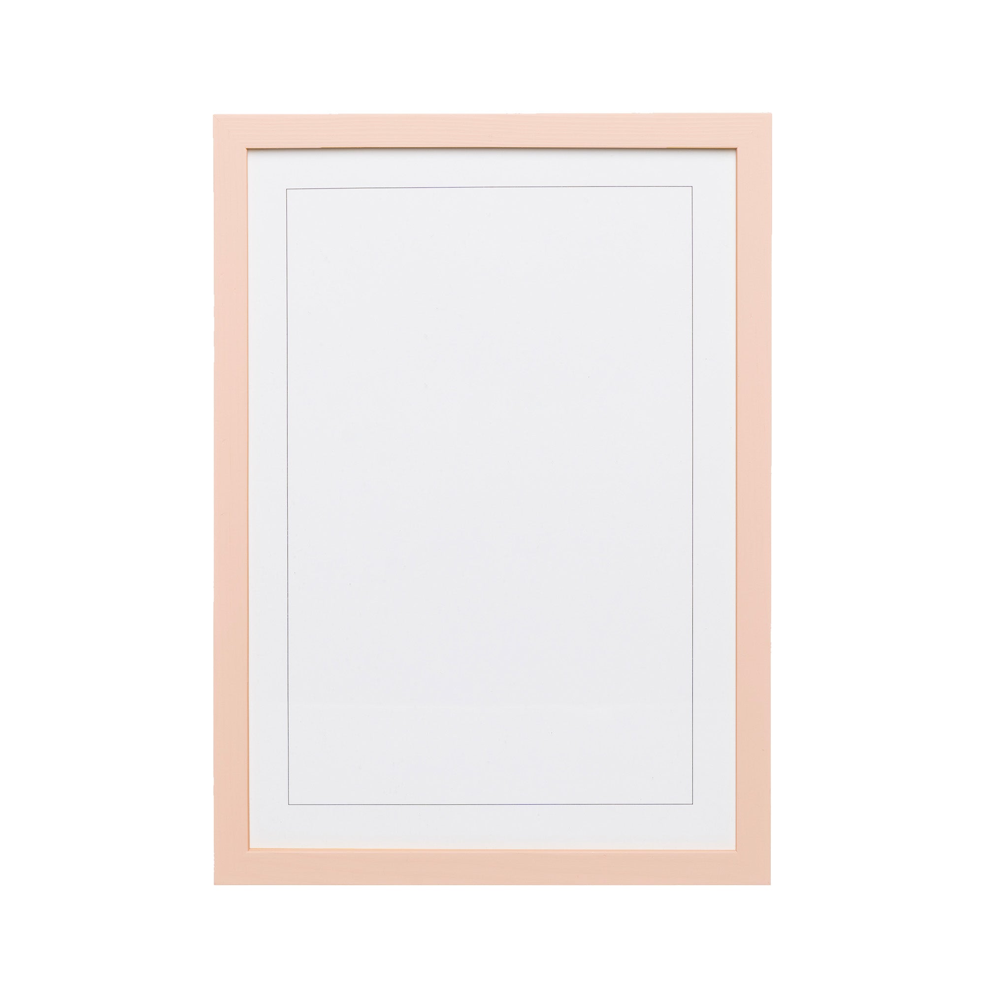 Plaster Pink Wood Picture Frame