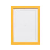 Naples Yellow Wood Picture Frame
