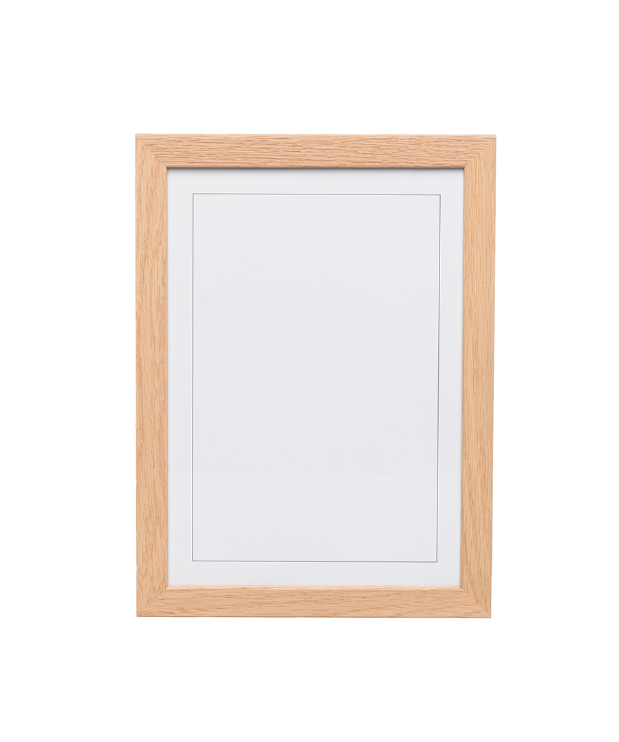 Classic Oak Wood Picture Frame