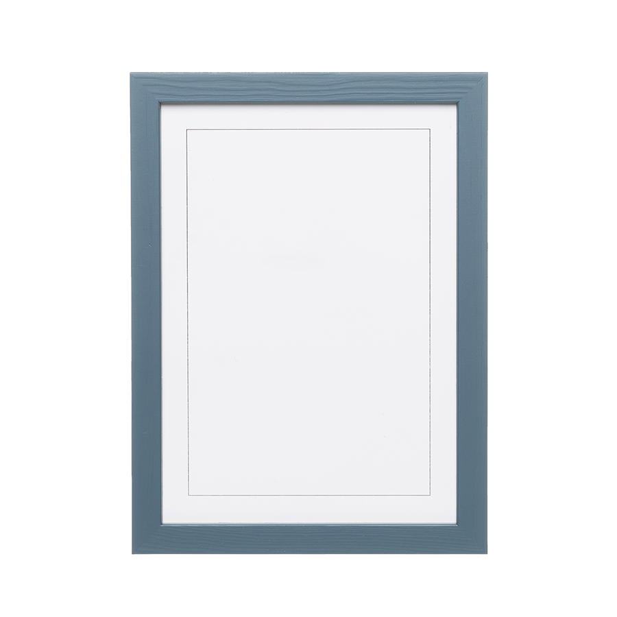 Petrol Blue Wood Picture Frame