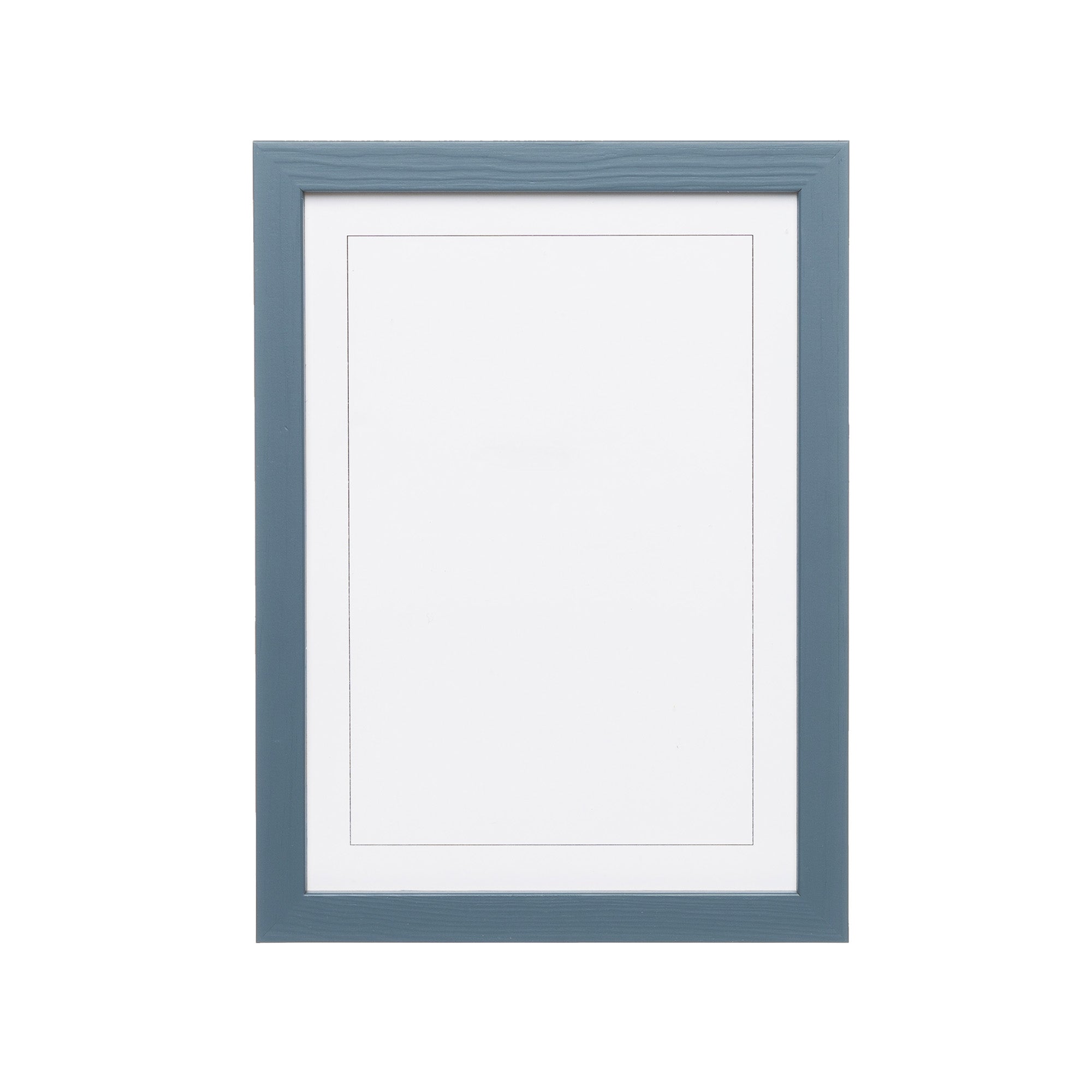 Petrol Blue Wood Picture Frame