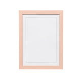 Plaster Pink Wood Picture Frame
