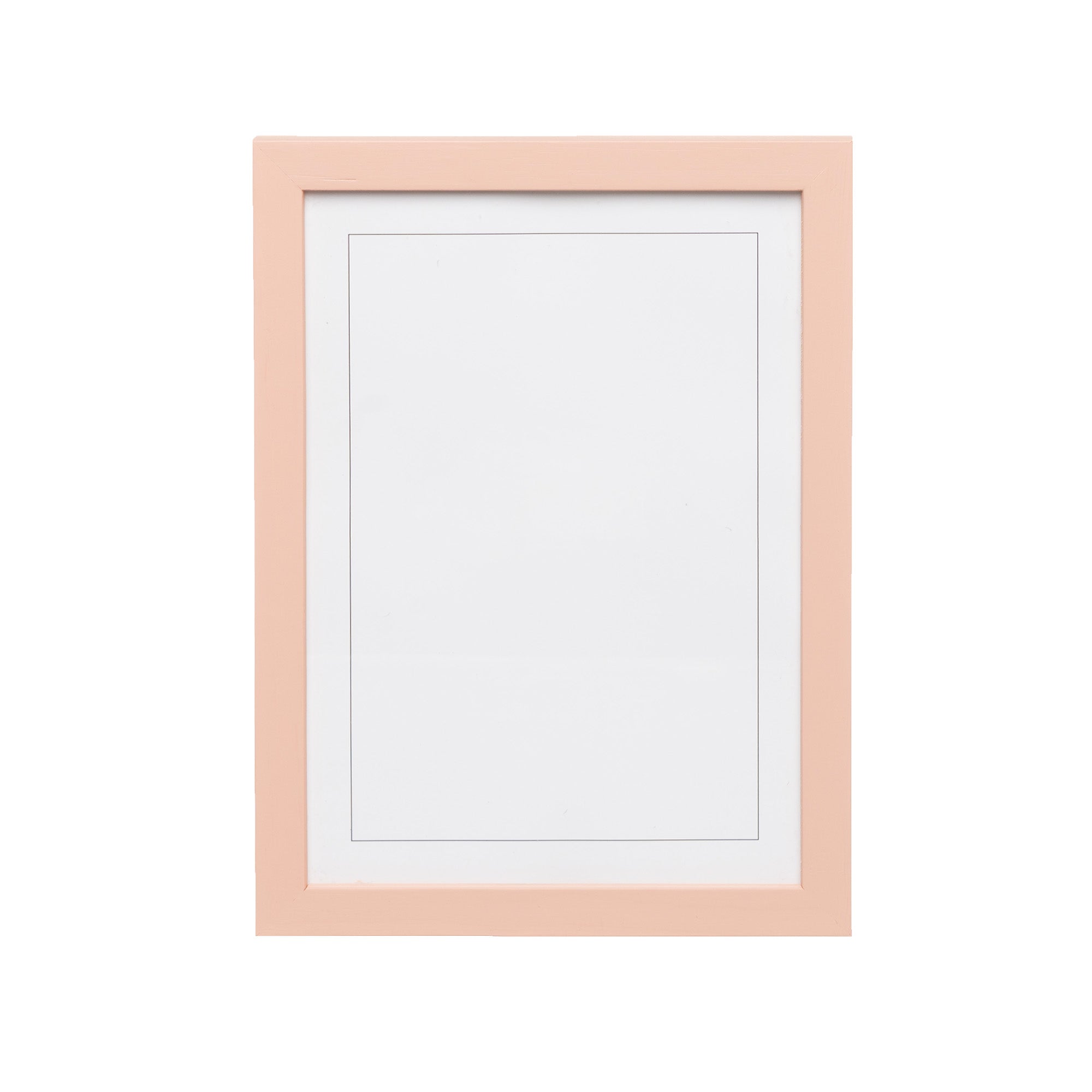 Plaster Pink Wood Picture Frame