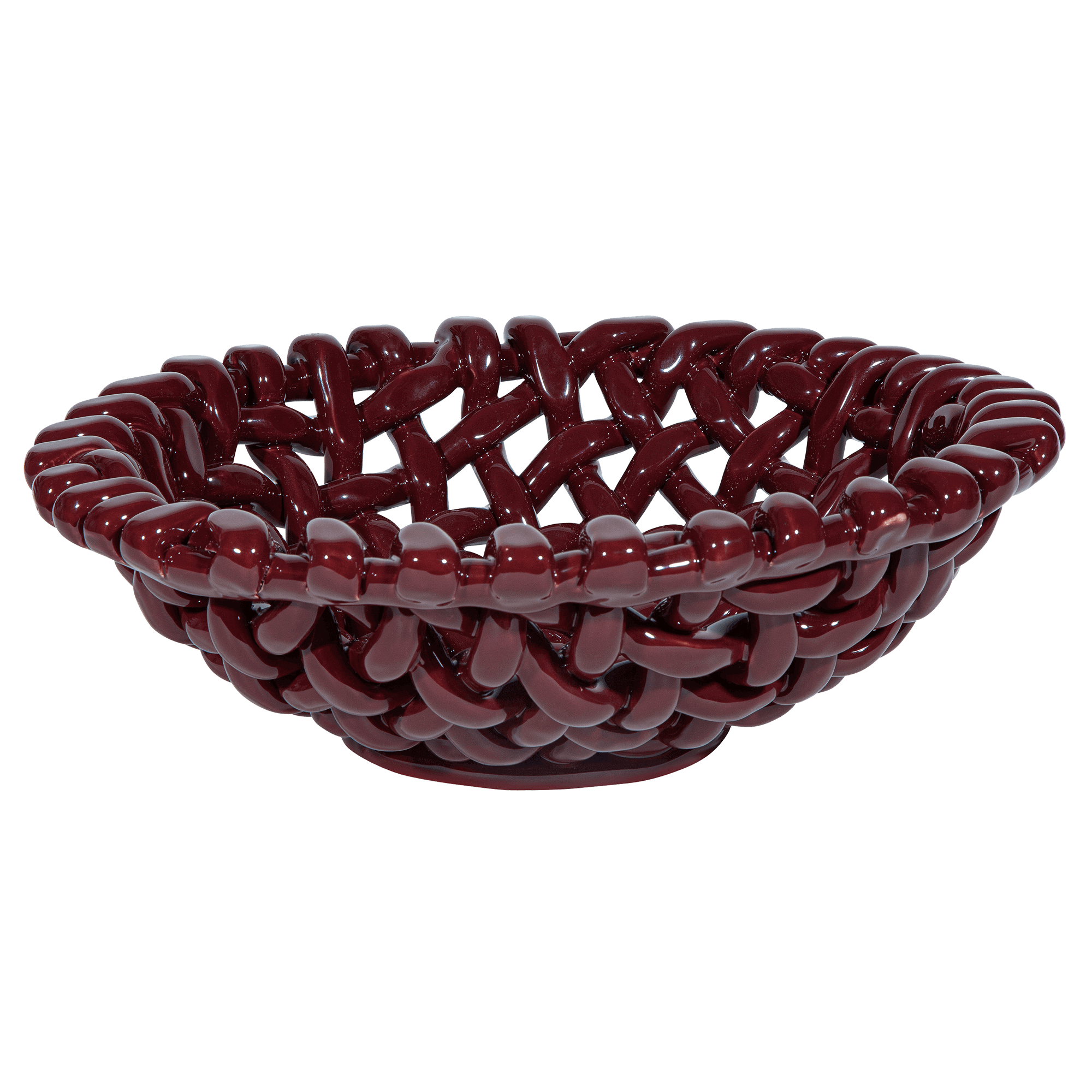 Large-Burgundy-Basketweave-Bowl