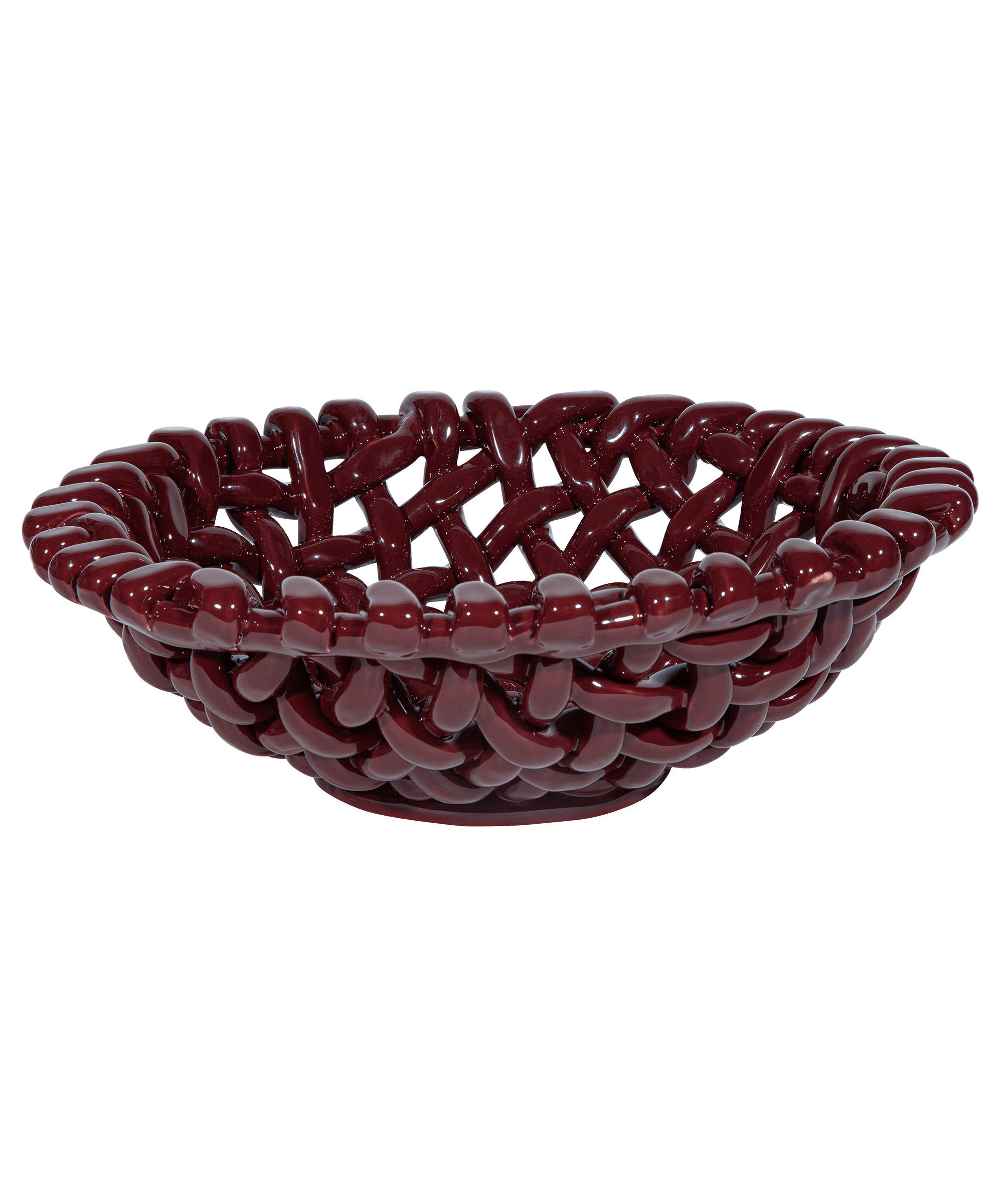 Large-Burgundy-Basketweave-Bowl