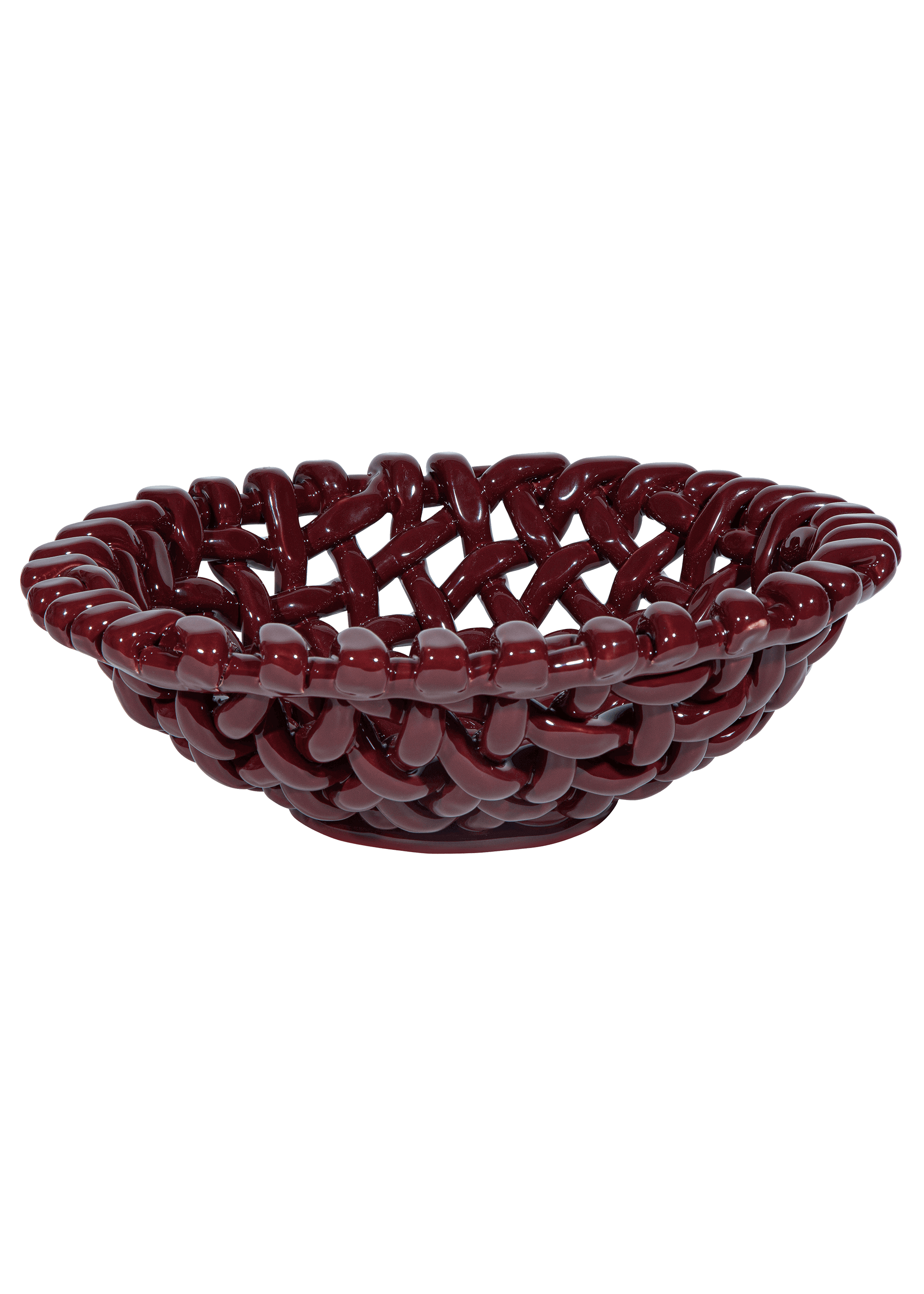 Large-Burgundy-Basketweave-Bowl