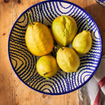 Late Afternoon Large Blue Serving Bowl