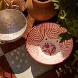 Flor Very Large Pink Serving Bowl