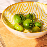 Late Afternoon Large Yellow Serving Bowl