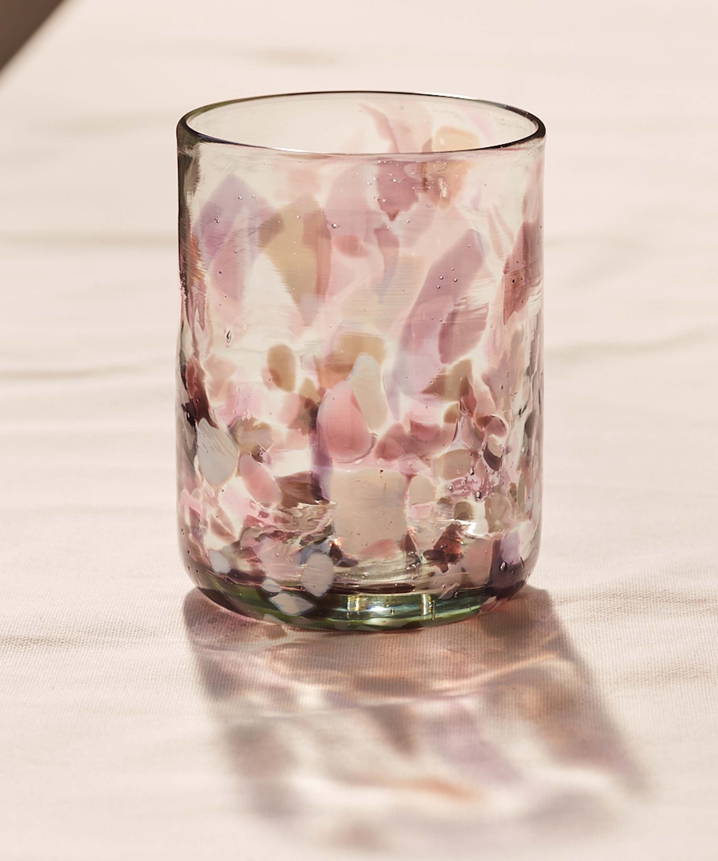 Pink Speckled Tumbler