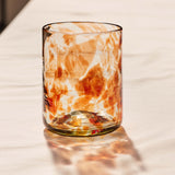 Late Afternoon Brown Oro Glass Tumbler